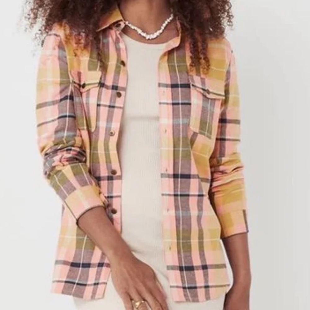 NWT Spell Maverick Flannel in Apricot size med